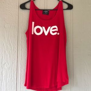 Bird vine | red love tank small good condition